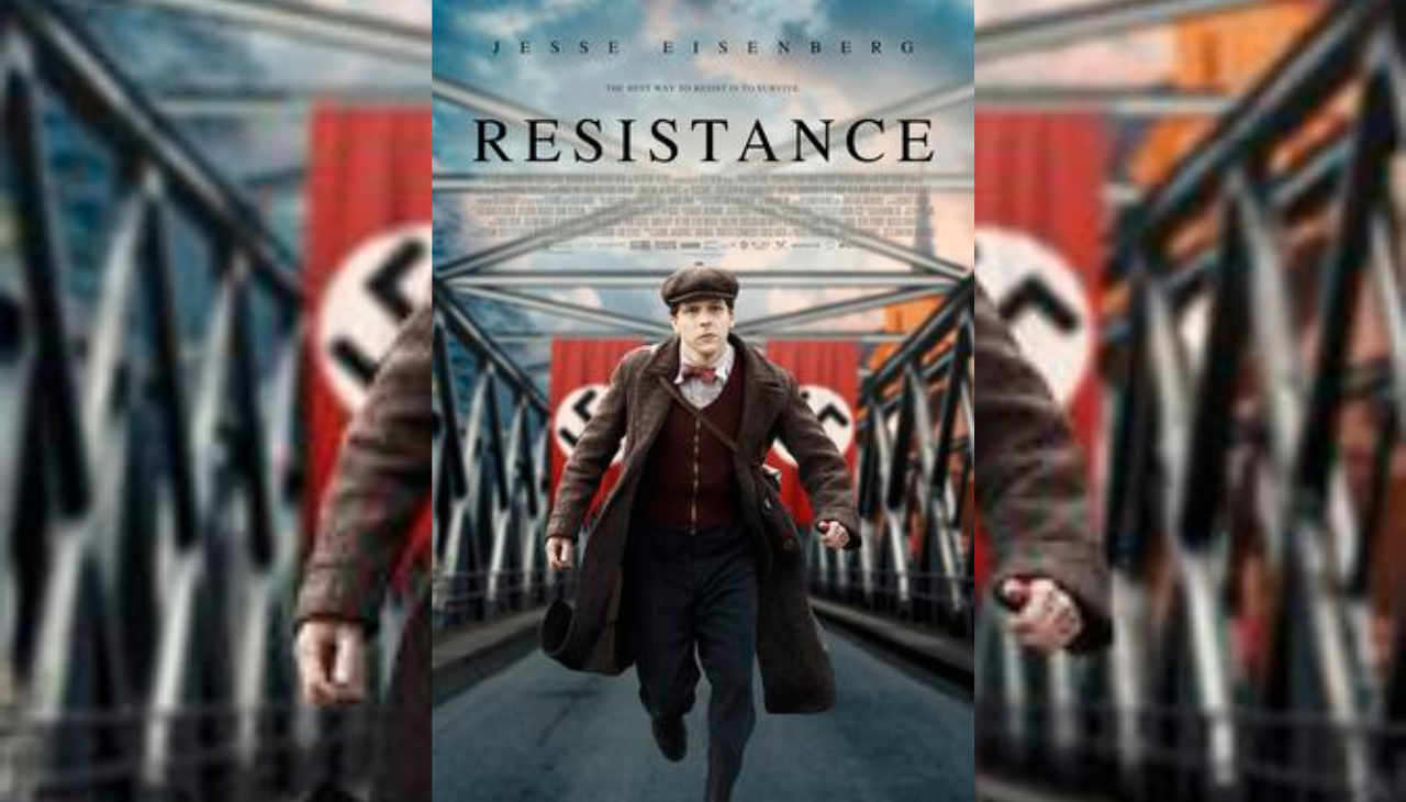 Official poster for Jonathan Jakubowicz's film Resistance. Photo: Instagram