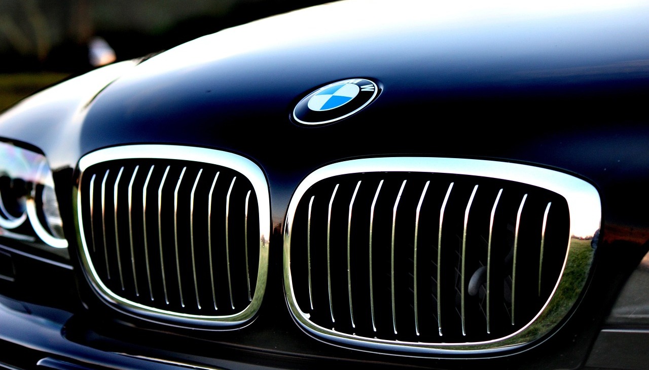 Front of a BMW car.