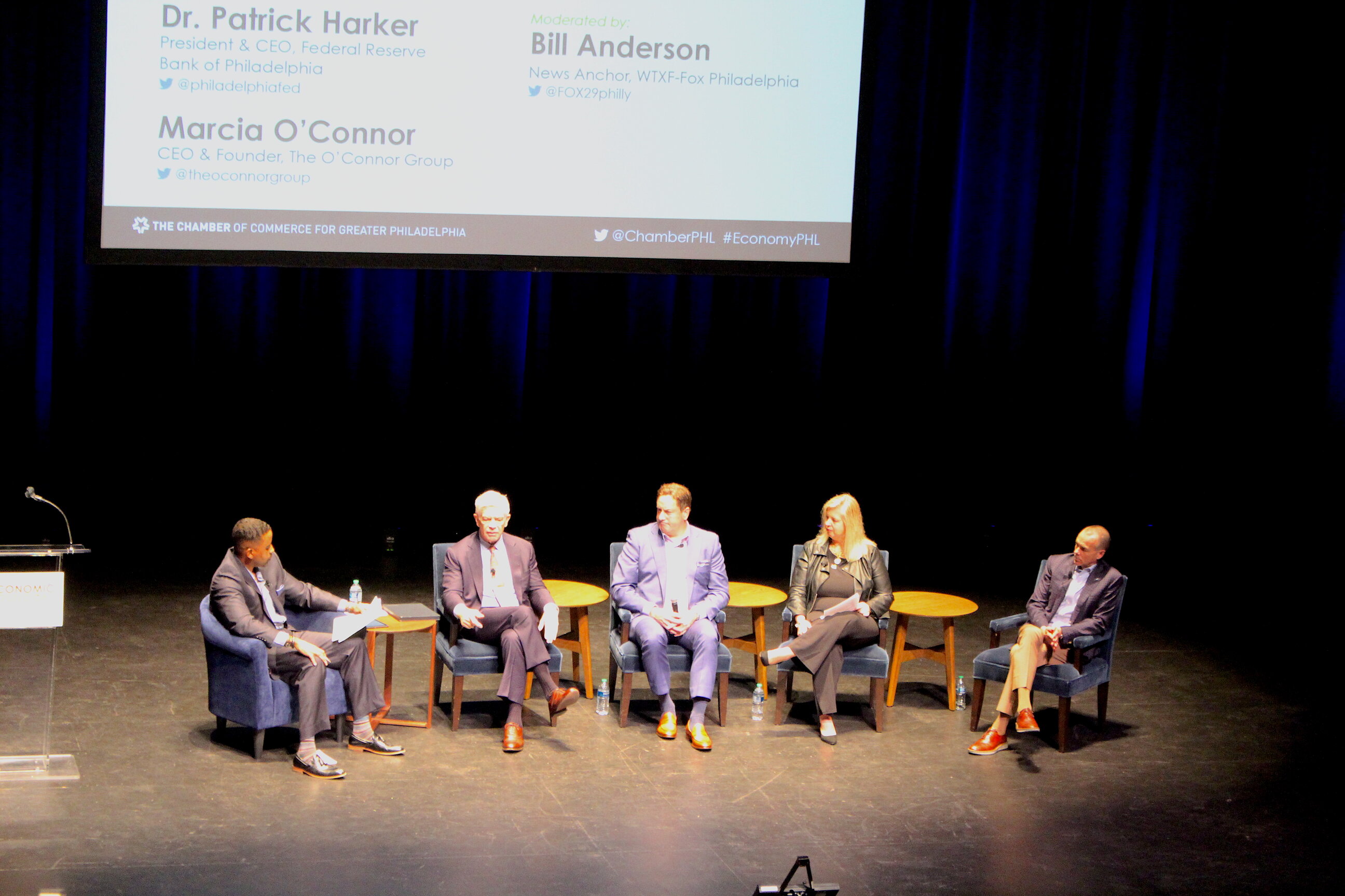 Business leaders discussed the Philly economy during the Philadelphia Chamber's event on Friday, Jan. 13. Photo: Eliot Olaya/AL DÍA News.