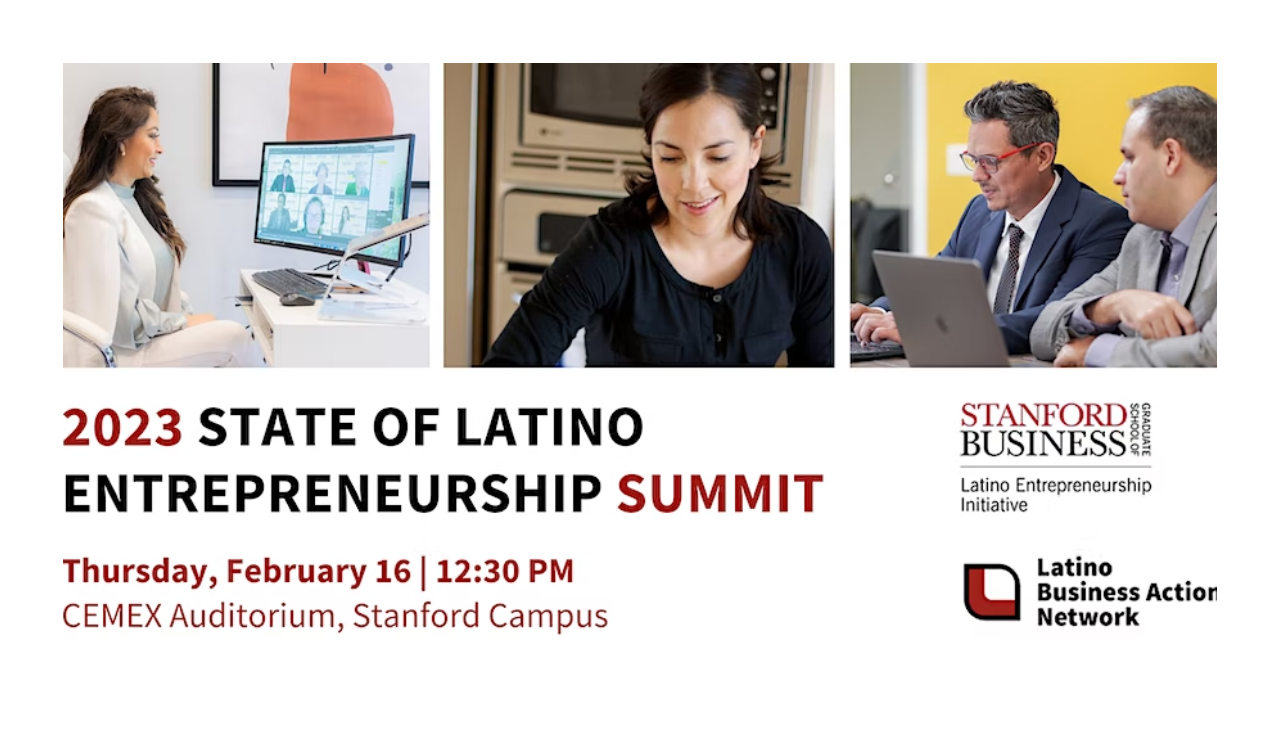 The 2023 State of Latino Entrepreneurship Summit is Thursday, Feb. 16. Graphic Courtesy of the Latino Business Action Network (LBAN).