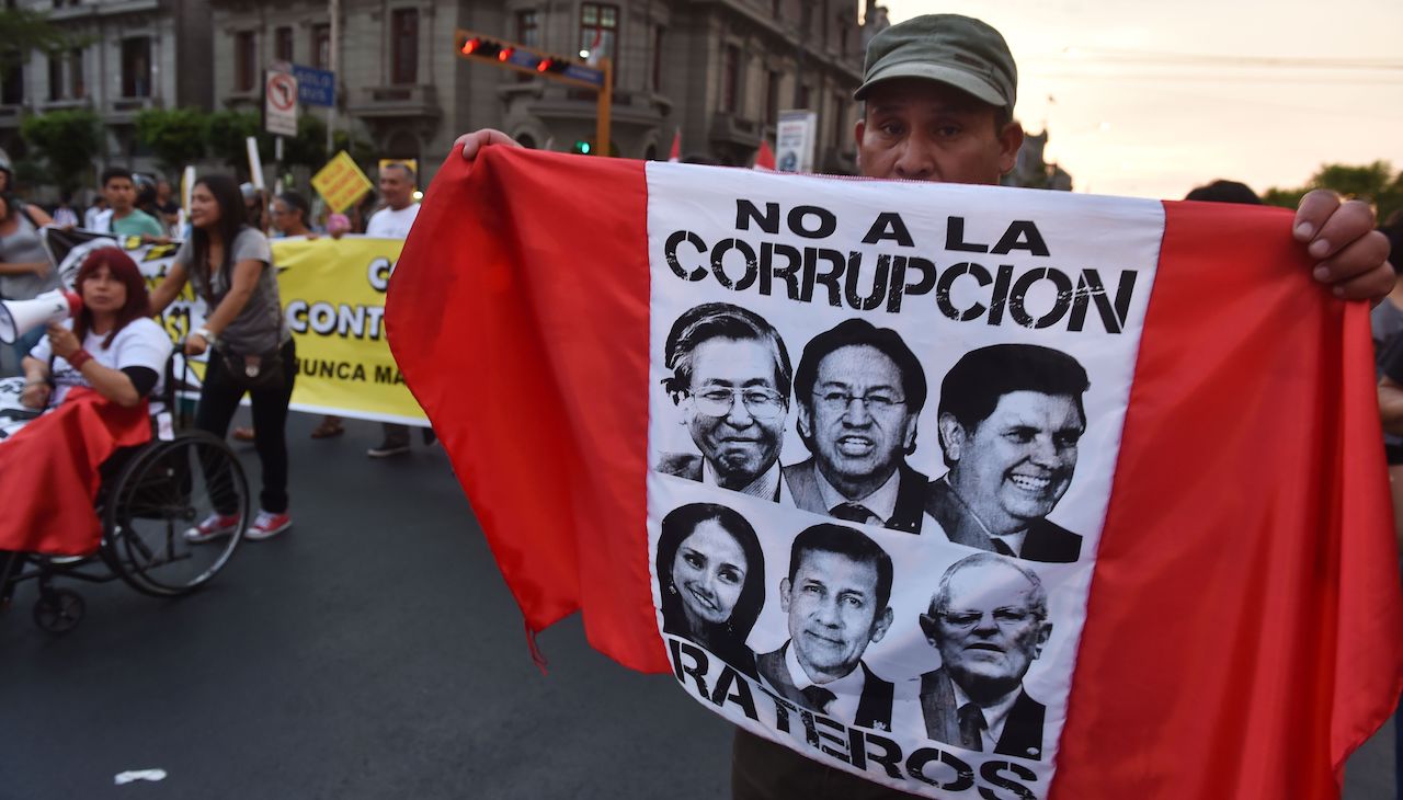 Protest in Lima