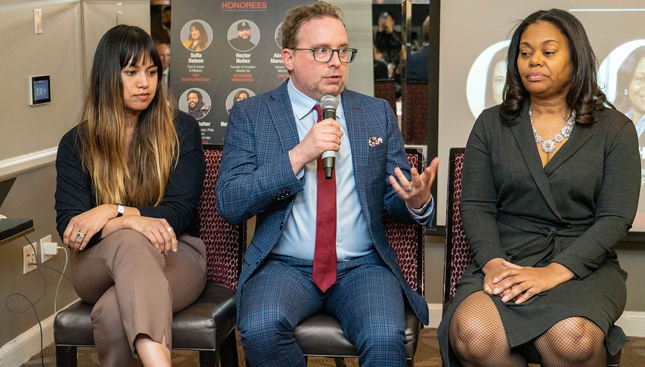 Left to right: Khine Zaw, Zach Wilcha, Regina Hairston