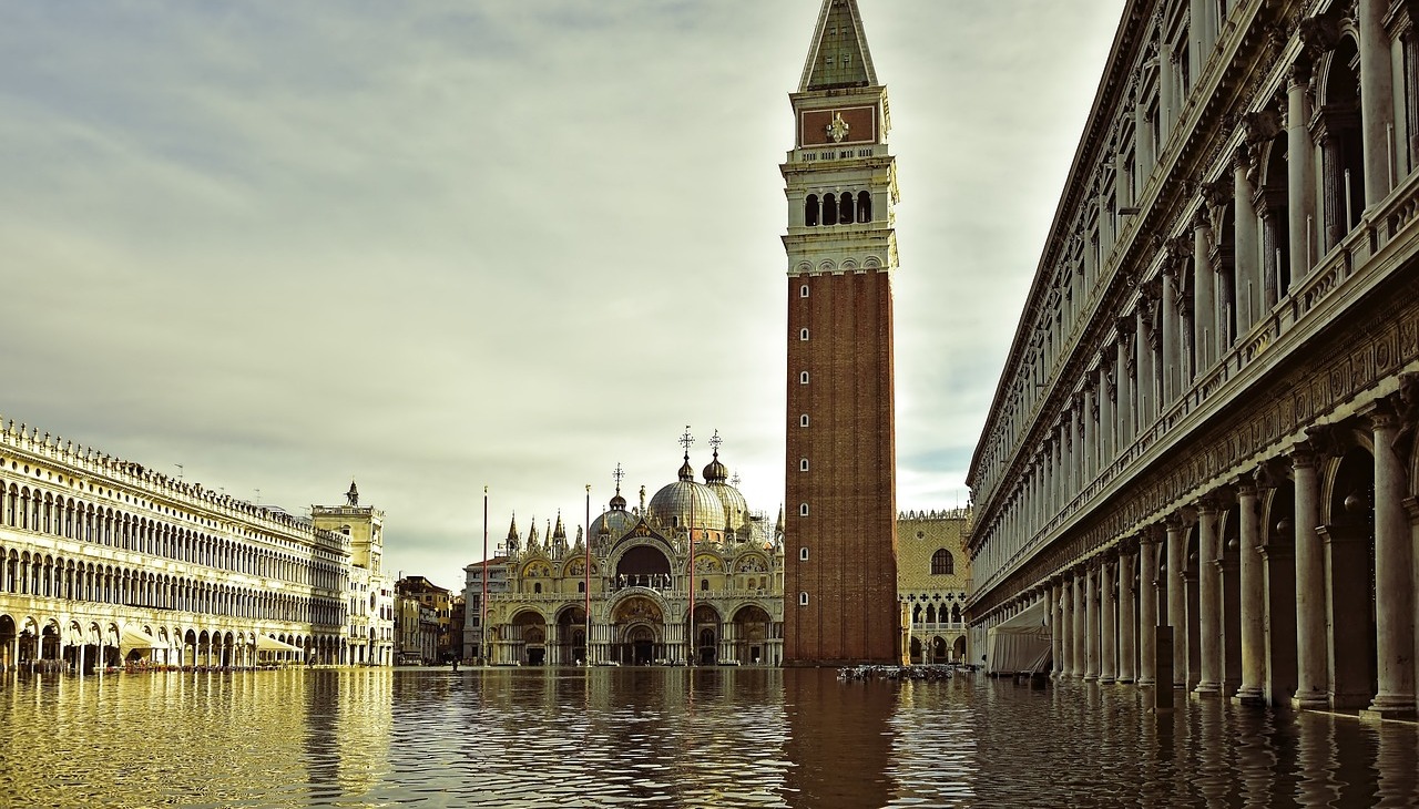 Flood in St. Marks square.