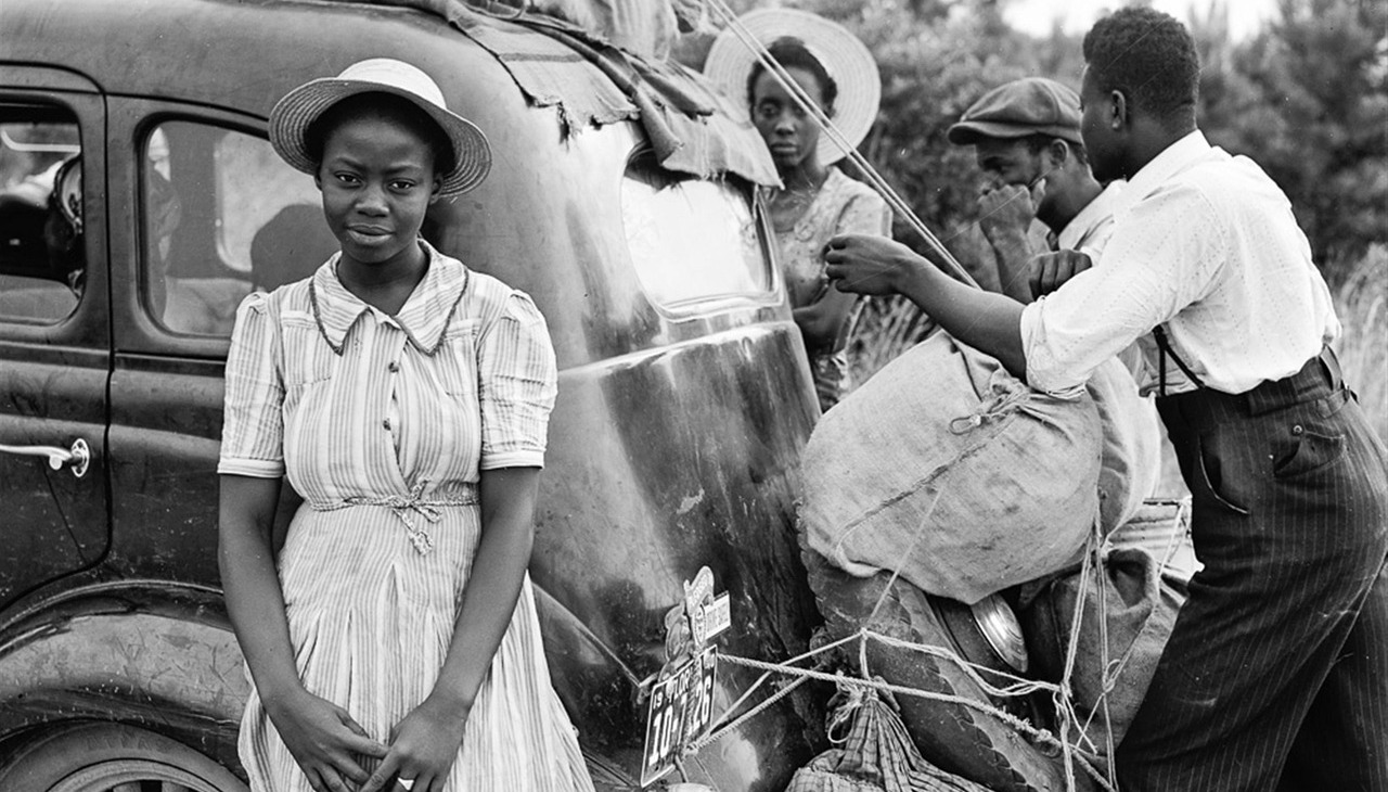 African American Family portrait. 