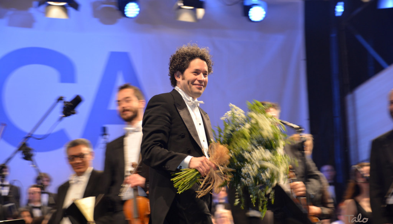 Gustavo Dudamel during one of his performances with the Los Angeles Philharmonic. Photo: Flickr.