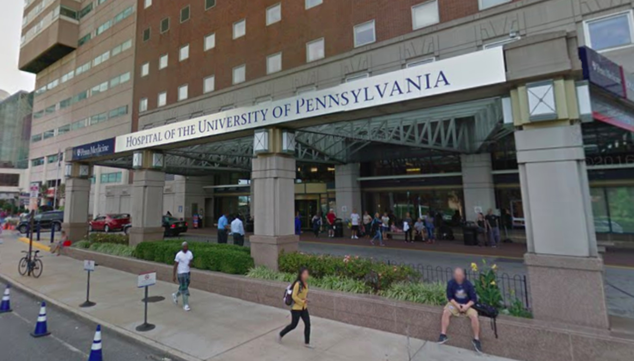 Street view of the Hospital of the University of Pennsylvania. Photo credit: Google/street view