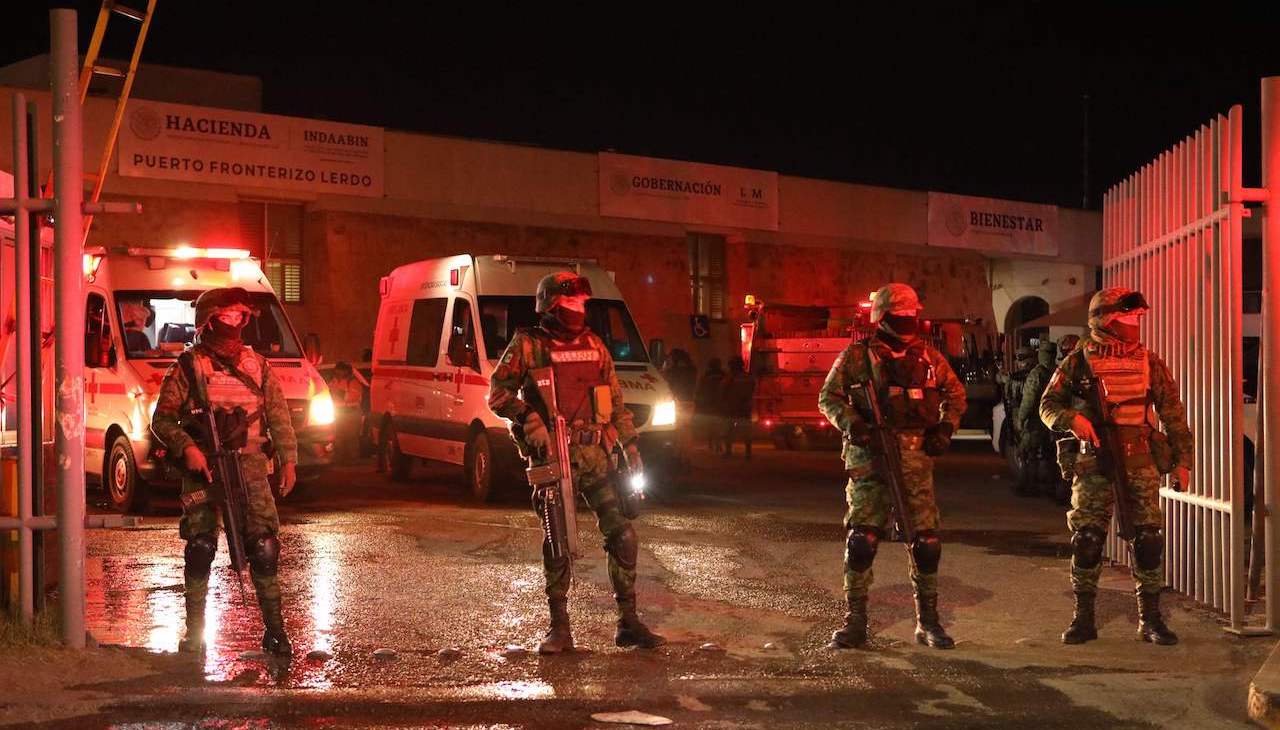 A fire at a migrant facility killed 39. 