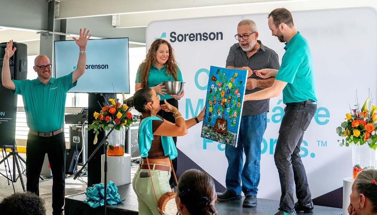 Sorenson opens a new community center in Puerto Rico.