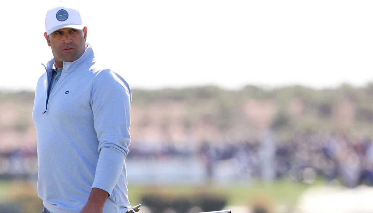 Albert Pujols on a Golf field. 