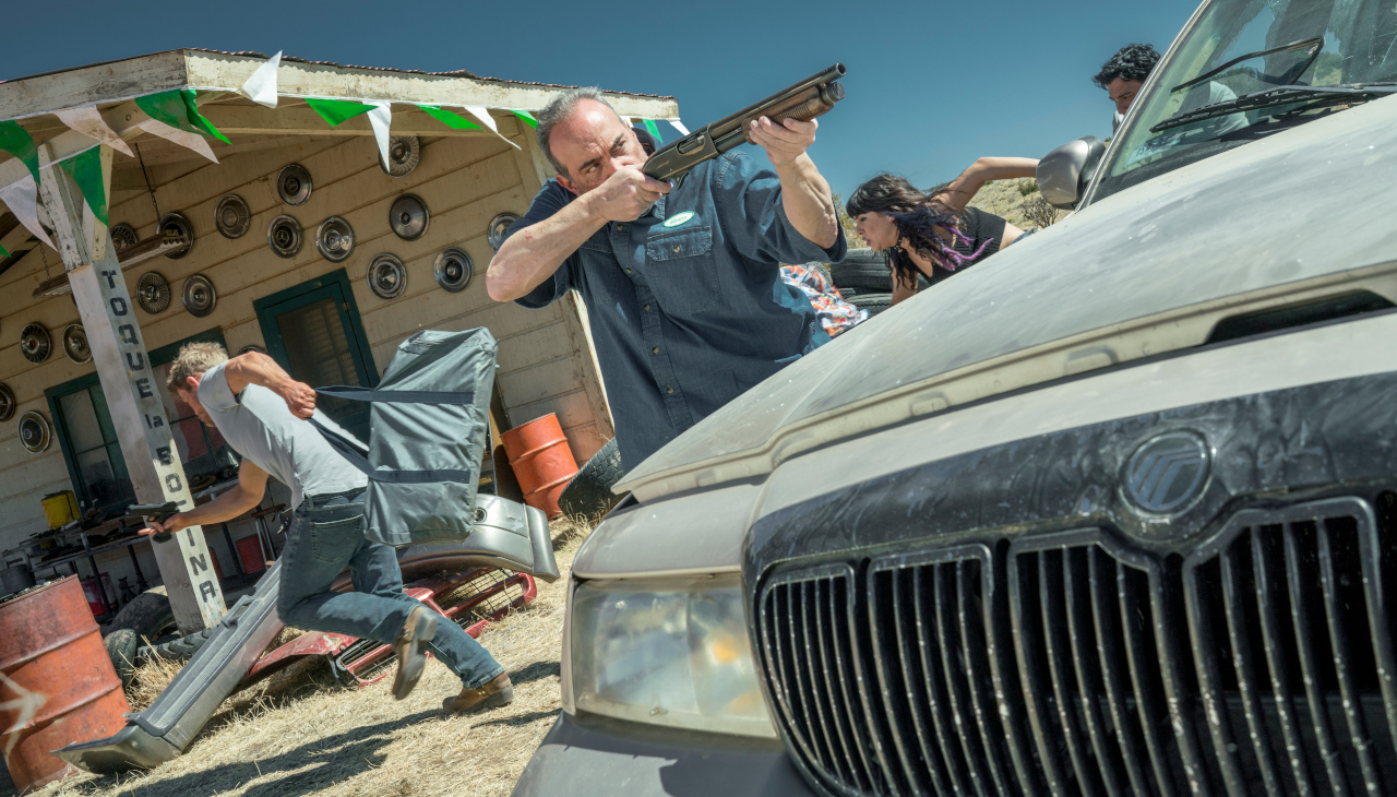 Zayas es uno de los protagonistas de este thriller de acción que se estrena el 28 de abril. Foto: Cortesía. 