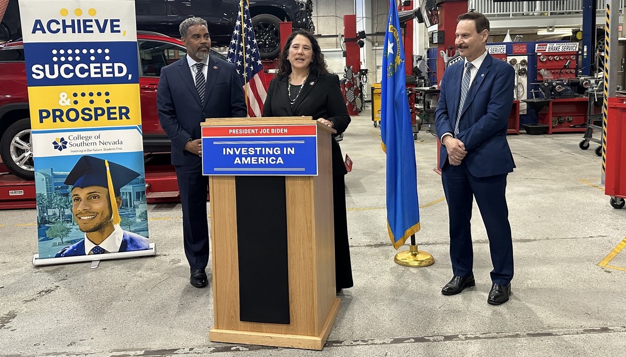 SBA Administrator Isabel Guzmán giving speech. 