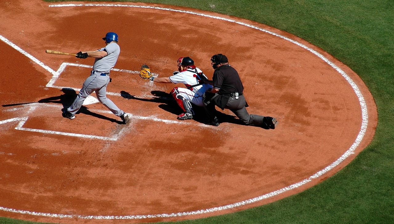 Baseball game. 