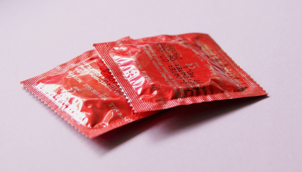 Red envelope condoms. 