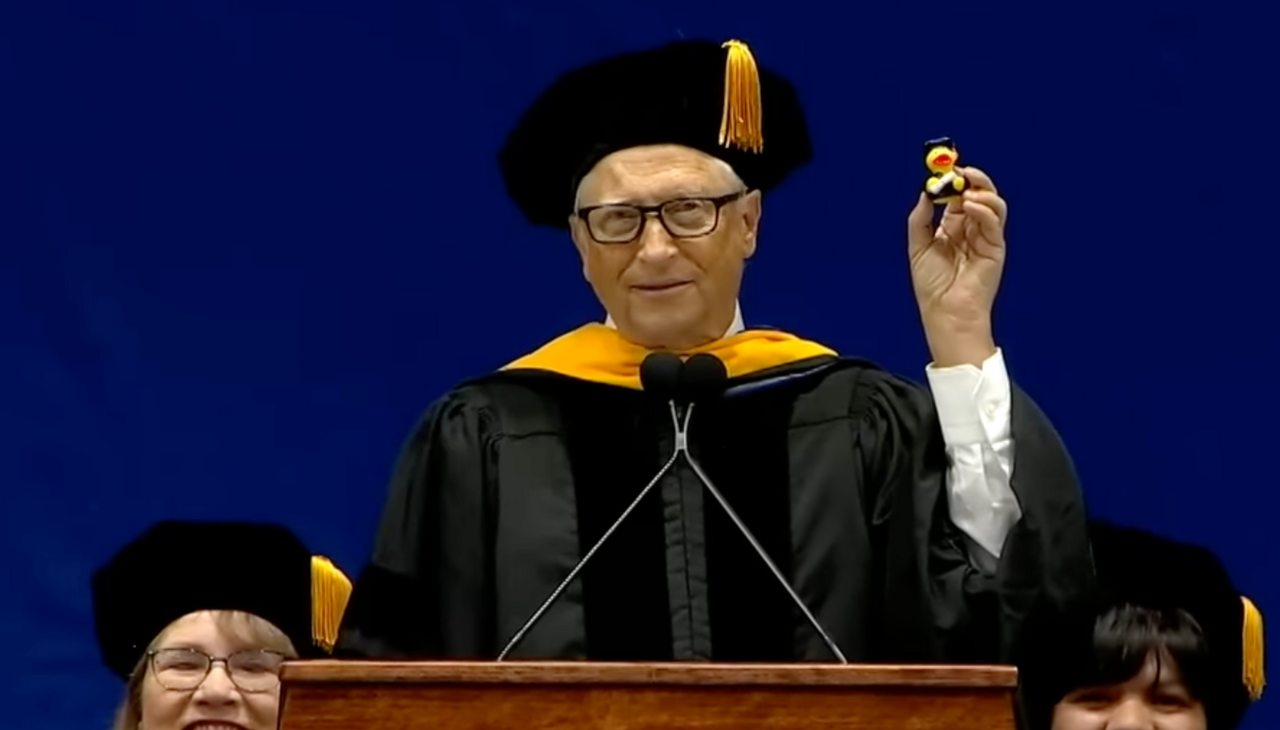 Photo: Bill Gates NAU 2023 commencement 