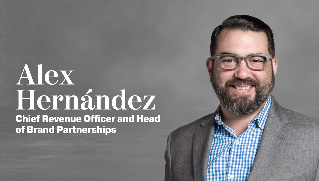 Alex Hernández appointed as director of Revenue and Brand Associations for Nuestro Stories.