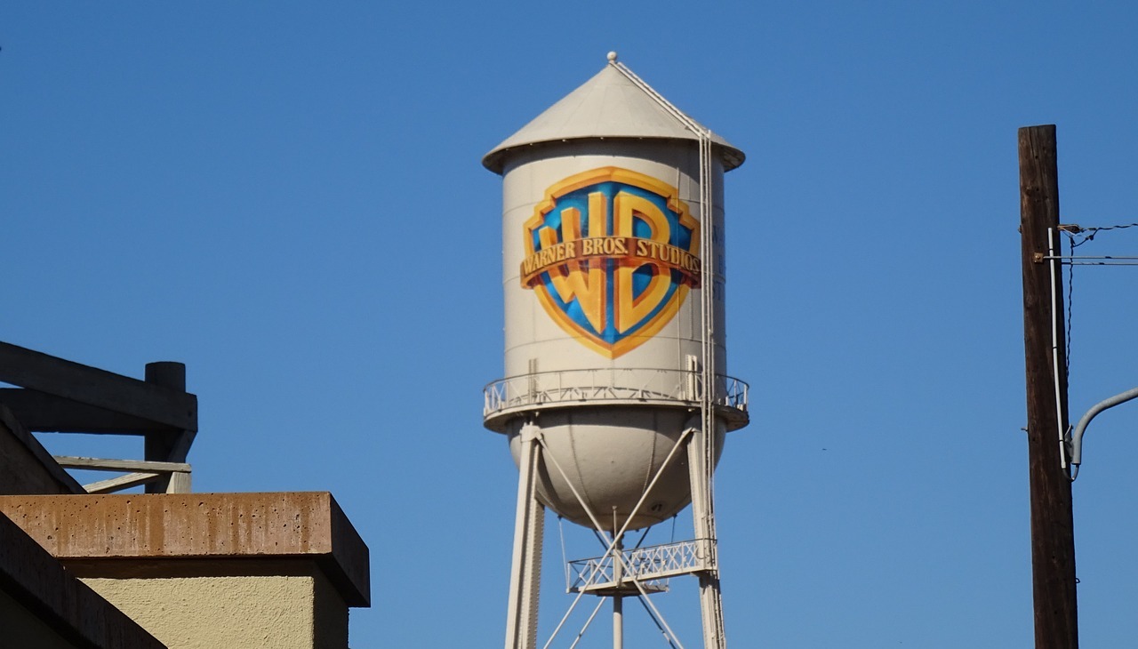 Iconic Warner Bros studios water tank. 