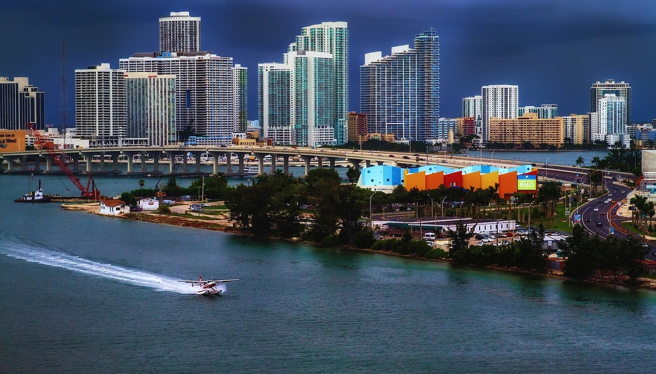 Panoramic view of Miami. 