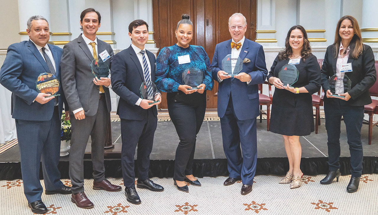 The honorees in attendance on Monday night, June 12.