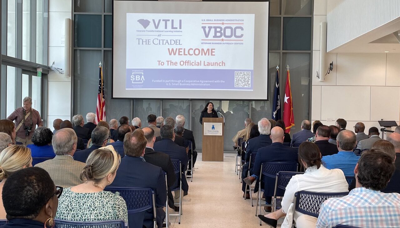 Isabel Casillas Guzmán gives speech at Charleston.