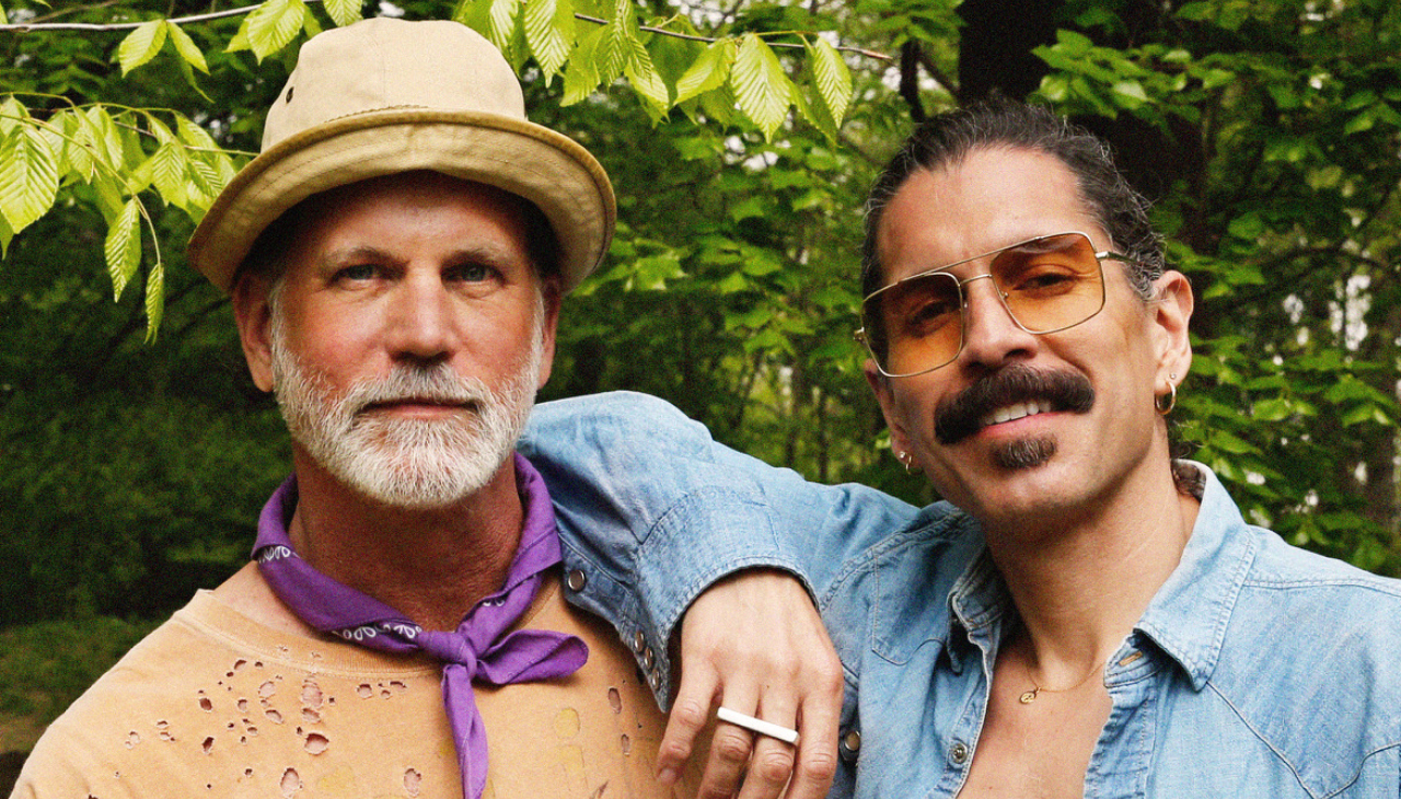 Jon Moore (left) and Jason Pazmino (right) are the co-owners of Gay Beer, a Brooklyn-based beer brand that centers the LGBTQ+ community. Photo courtesy of Gay Beer