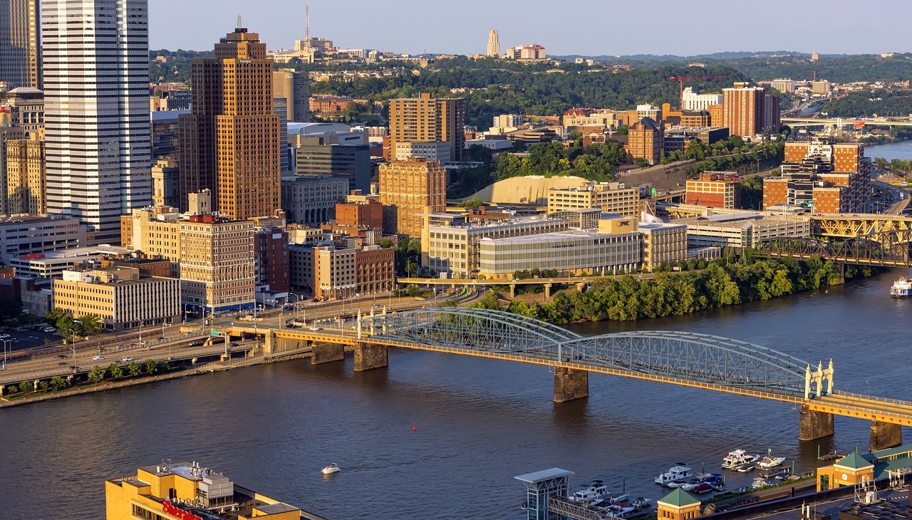 Panoramic view of Pittsburgh, Pennsylvania. 