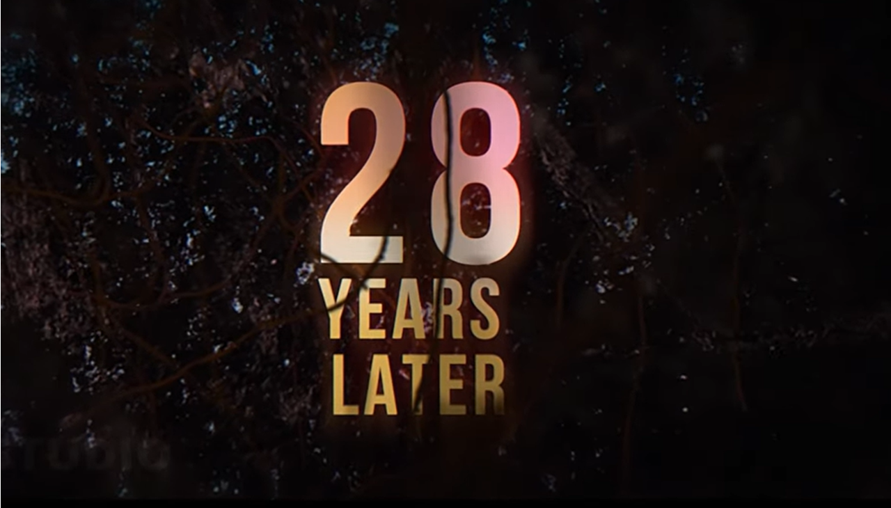 "28 years laters" poster. Taken from the movie trailer.