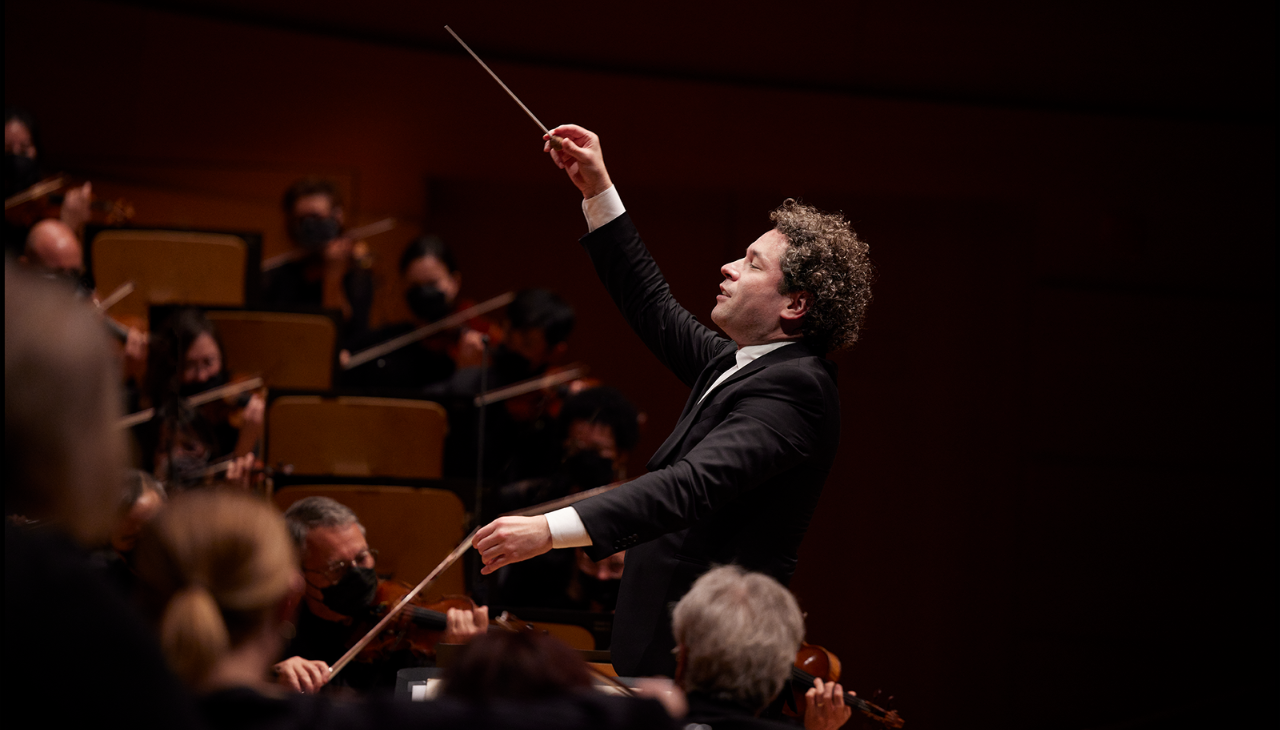 Gustavo Dudamel, director de la Filarmónica de Los Angeles. Foto: Danny Clinch- cortesía de Carnegie Hall de Nueva York 