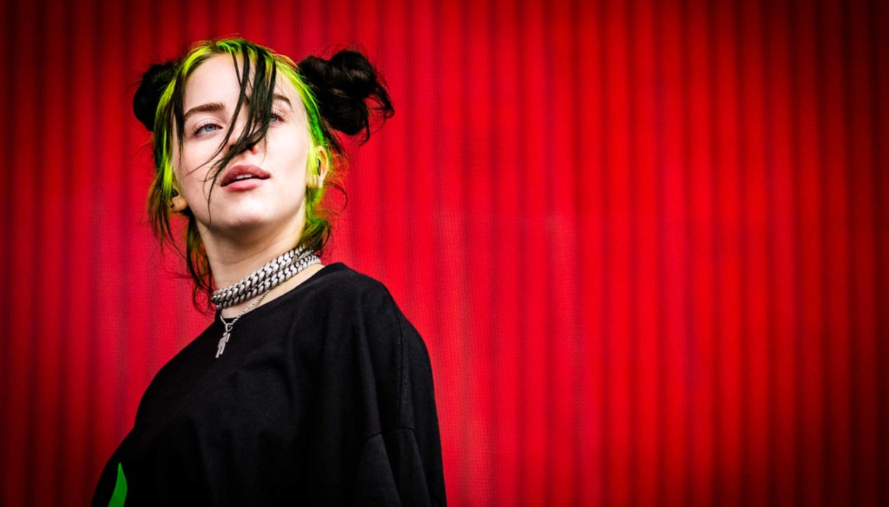 Billie Eilish, winner of nine Grammys, expressed her support for the Democratic candidate. Photo: Flickr.