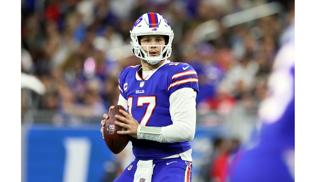 El quarterback de los Buffalo Bills Josh Allen fue una de las estrellas del partido. Archivo fotográfico (Foto de Amy Lemus / NurPhoto / NurPhoto via AFP)