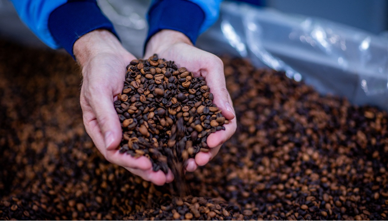 Manos cogiendo café. Foto por JENS BUTTNER / DPA / dpa Picture-Alliance via AFP