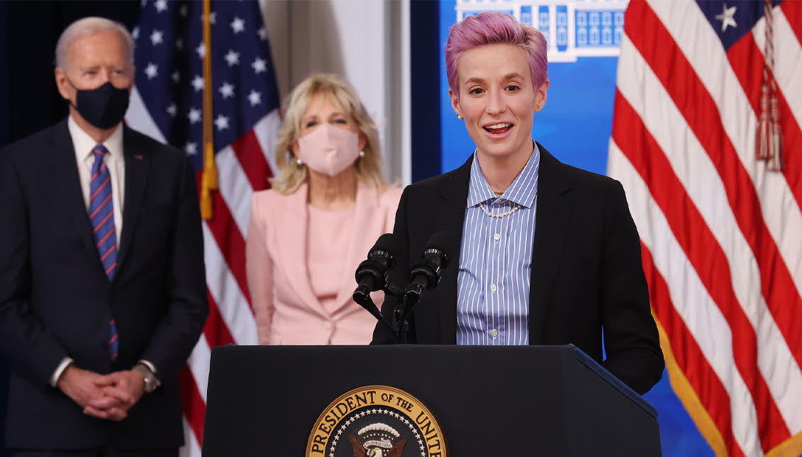 Megan Rapinoe. Photo: Getty Images
