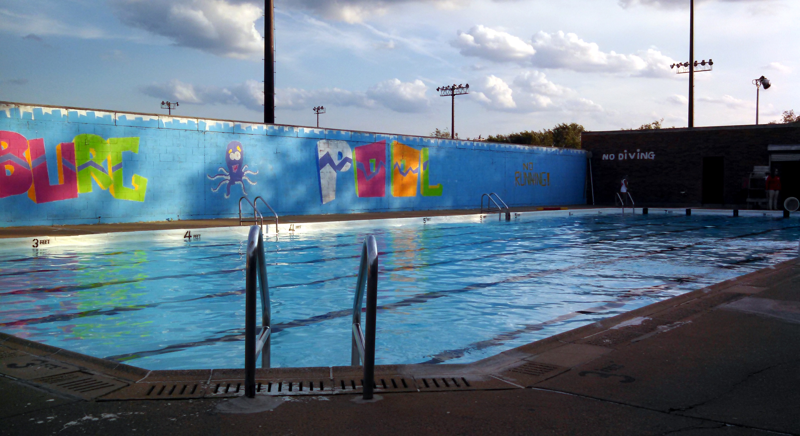 The Bridesburg Recreation Center's pool in the summer of 2015, before its renovation. Photo: Micaela Root/Phillypublicpools.com