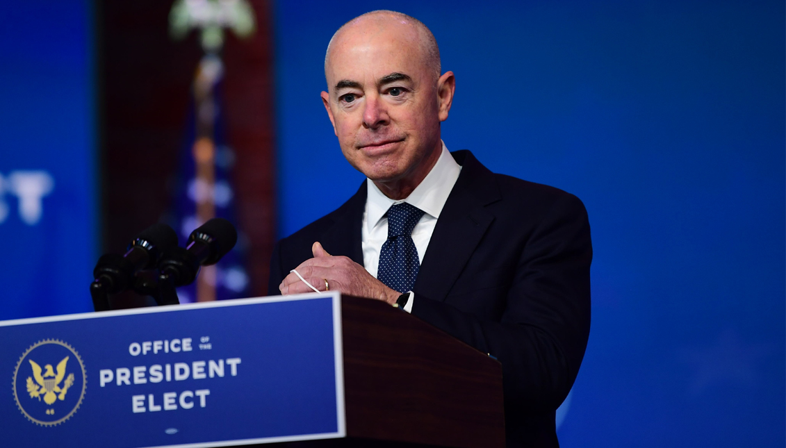 Alejandro Mayorkas was announced as President Joe Biden's DHS Secretary on Nov. 23, 2020. Photo: Getty Images.