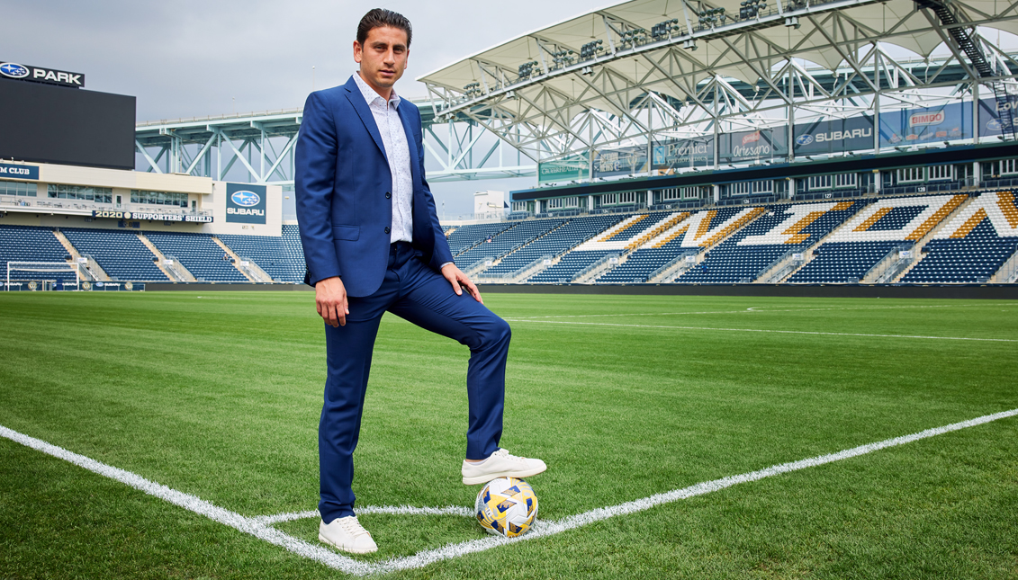 Alejandro Bedoya’s time at the Philadelphia Union has been the most successful in the club’s history.  Harrison Brink/AL DÍA News.
