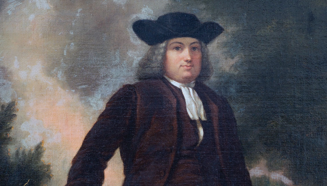 William Penn at the Treaty Elm on the Shores of the Delaware by Henry Inman, 1801-1846. Art, December 2, 2015, Lafayette College, Easton, PA, David W. Coulter Photography