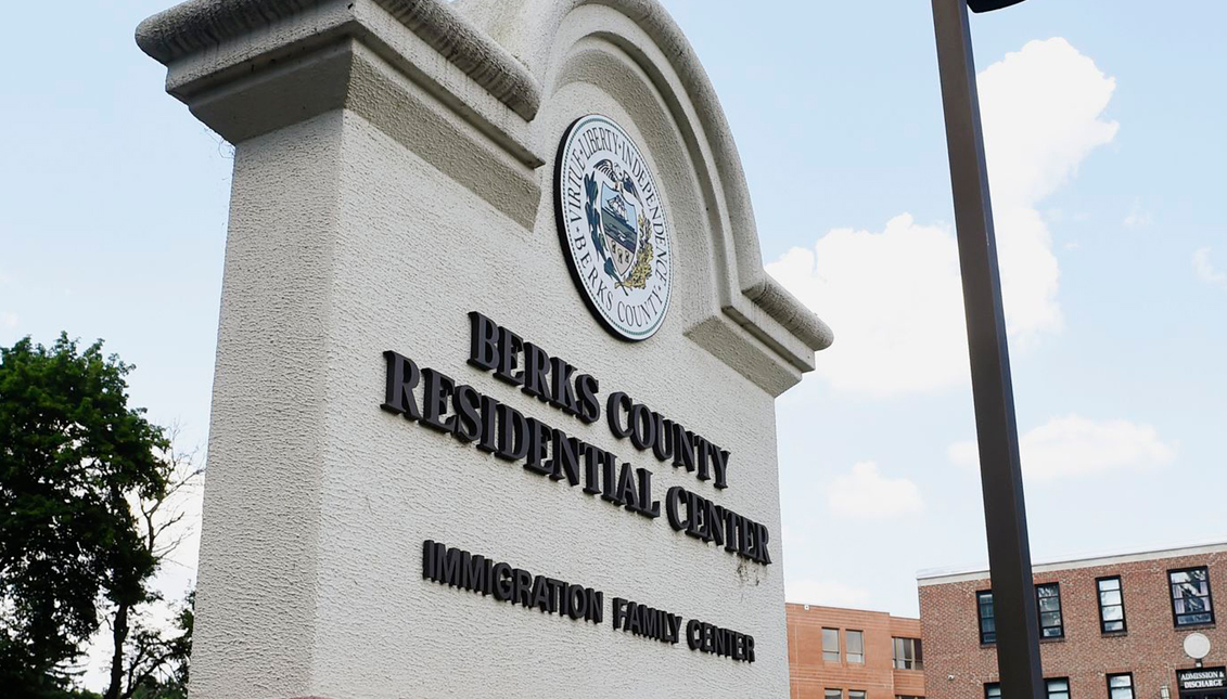 Berks County Family Detention Center. Photo: AP
