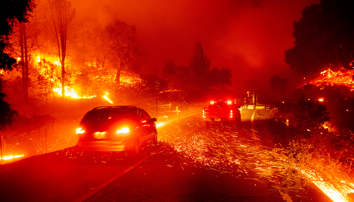 The devastating fires have caused unprecedented damage across the West Coast. Photo: AP
