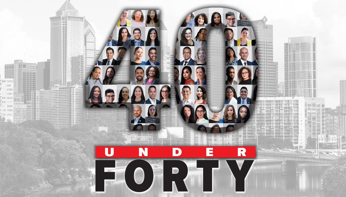 AL DÍA's inaugural 40 Under Forty is five years in the making. Graphic: AL DÍA News.