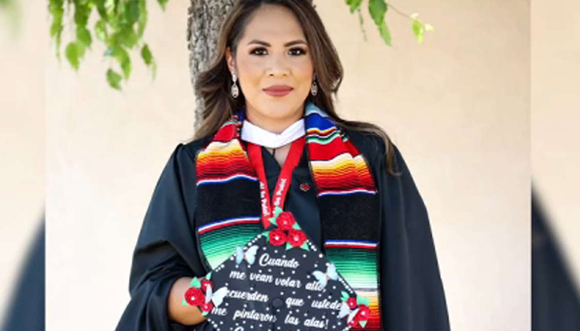 Carrasco recently graduated from Fresno State University with a master's degree in Education Photo: http://cdn.abcotvs.com/
