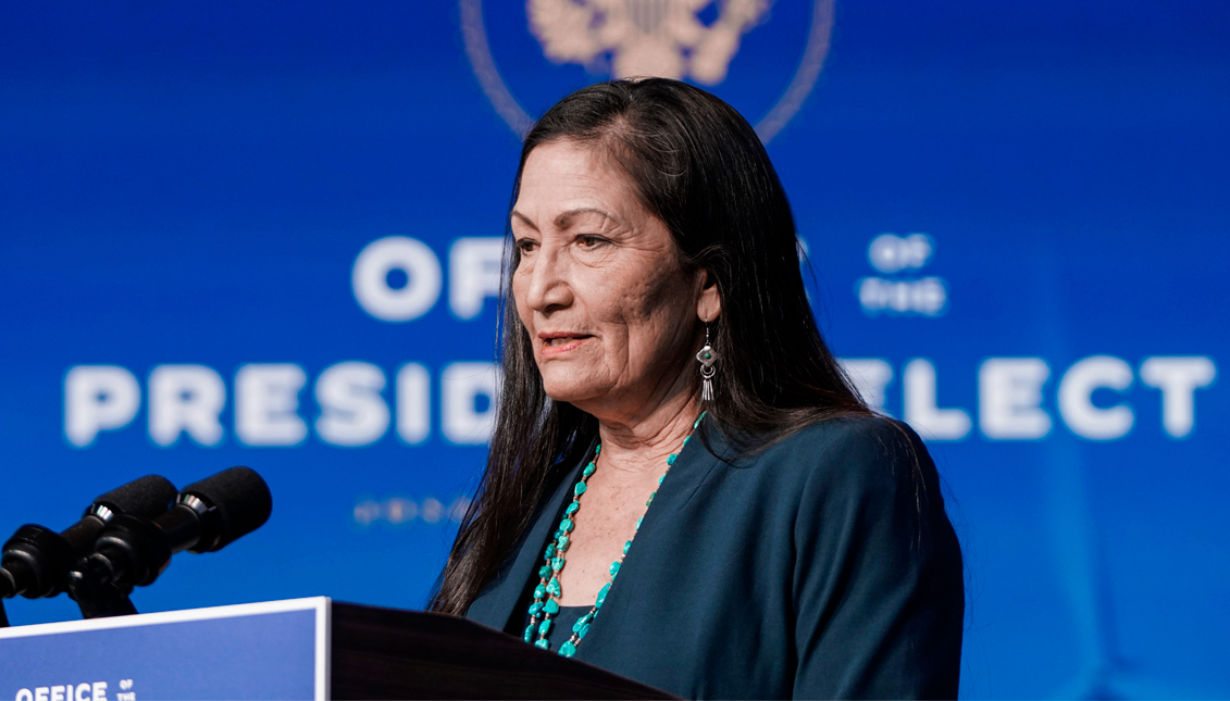 Rep. Deb Haaland's confirmation hearings to become Secretary of the Interior are set to begin this week. Photo: Getty Images
