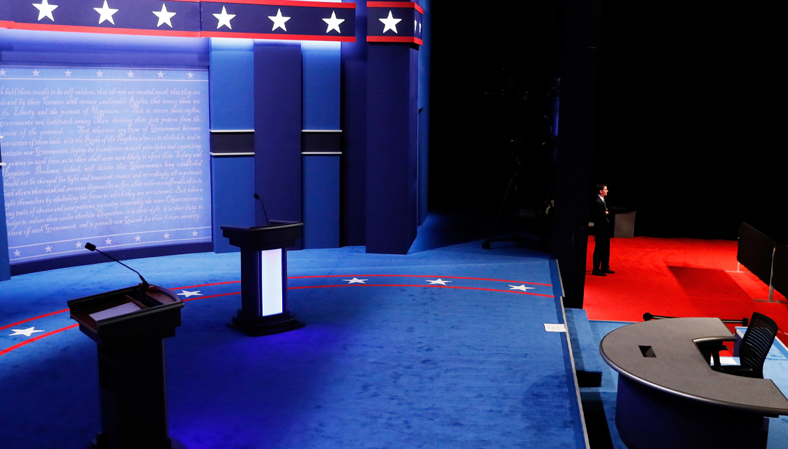 History will not be made on the debate stage in 2020. Photo: Getty Images
