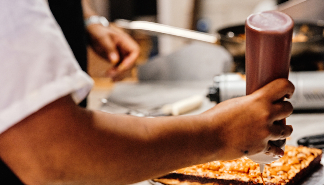 The owners also plan on creating community gardens for locals to have access to fresh fruits and vegetables. Photo: Down North Pizza.