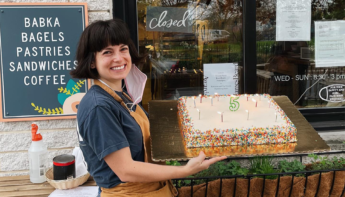 Du Plessis grew up in Johannesburg, South Africa with a vision that she will one day have a bakery to call her own. Photo: Essen Bakery.
