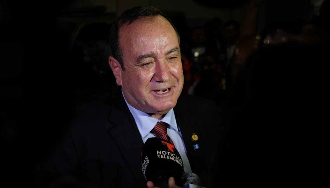 Alejandro Giammattei, presidente de Guatemala. Foto: Getty Images