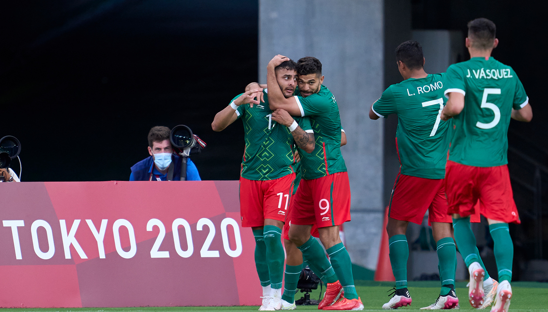 Mexico defeats France in Tokyo 2020. Getty Images 