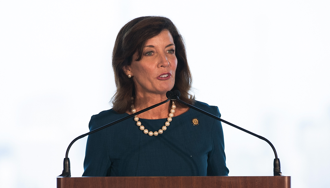 Kathy Hochul becomes first  female New York governor. Photo:Getty Images