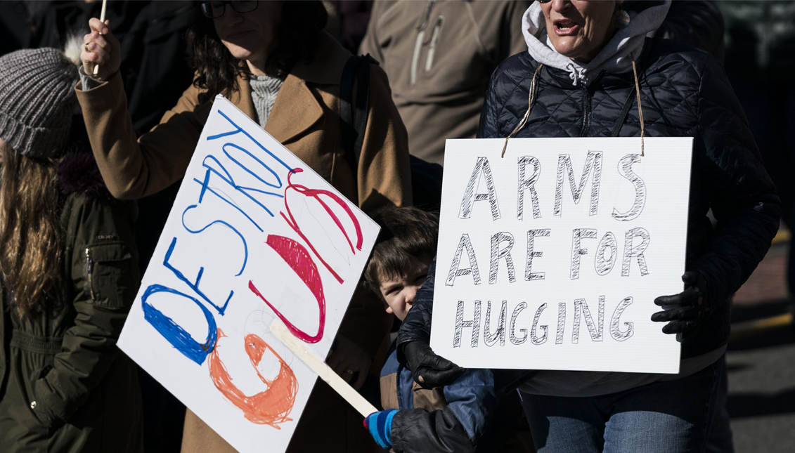 High school friends Mazzie Casher and Steven Pickens are creating an app to get guns out of the hands of young kids. Photo: GettyImages.