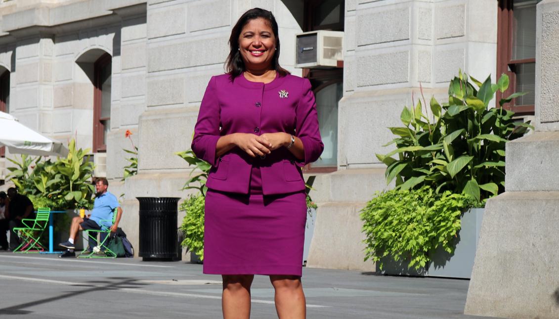 Maria Quiñones Sánches is the Chair of the Education committee for the Philadelphia City Council. Photo: AL DÍA