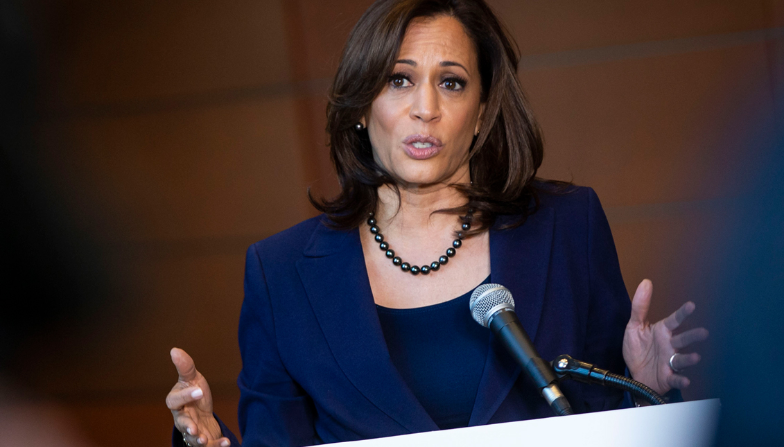 Senator Kamala Harris the Vice Presidential nominee. Photo: Getty Images