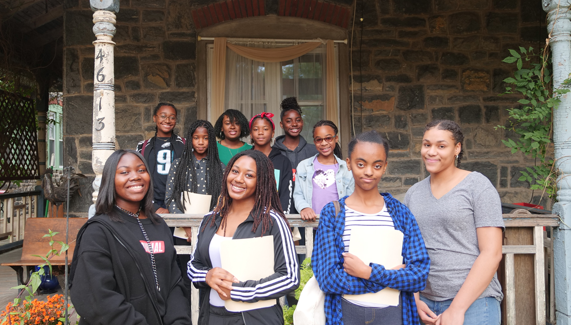 Vashti Dubois created a museum and a safe haven for young black girls in the Germantown section of Philadelphia. Picture: Erica Hawkins.
